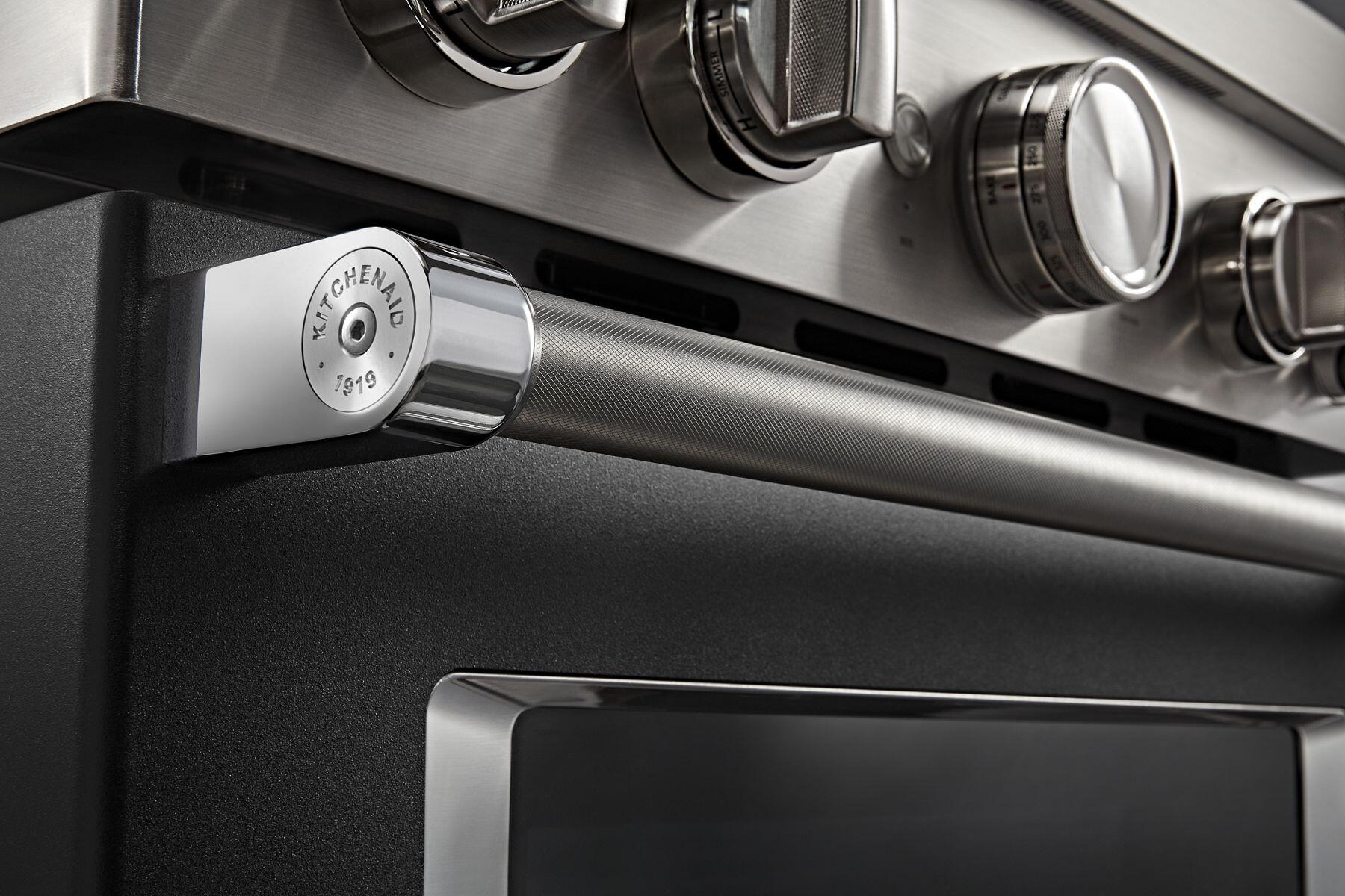 Kitchenaid KFDC500JBK Kitchenaid® 30'' Smart Commercial-Style Dual Fuel Range With 4 Burners - Imperial Black