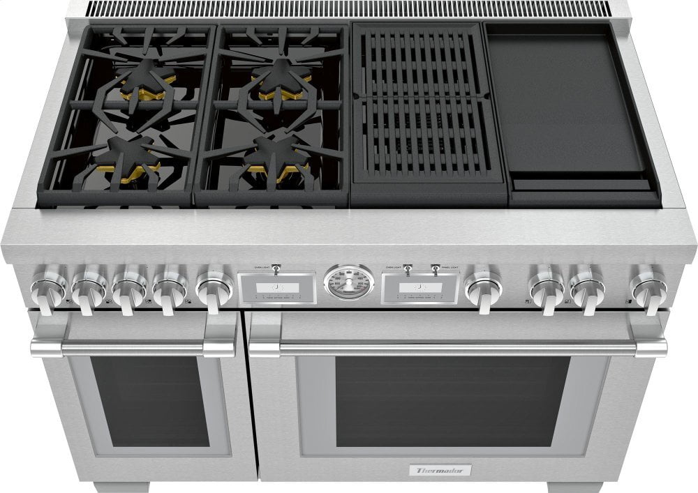 Thermador PRD484WCGU 48-Inch Pro Grand Commercial Depth Dual Fuel Range
