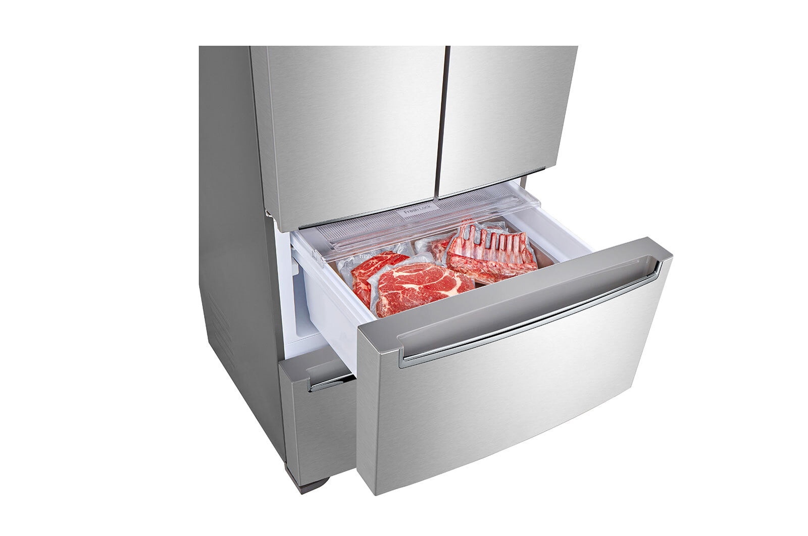 Lg LRKNS1400V 14.3 Cu. Ft. Kimchi/Specialty Food French Door Refrigerator