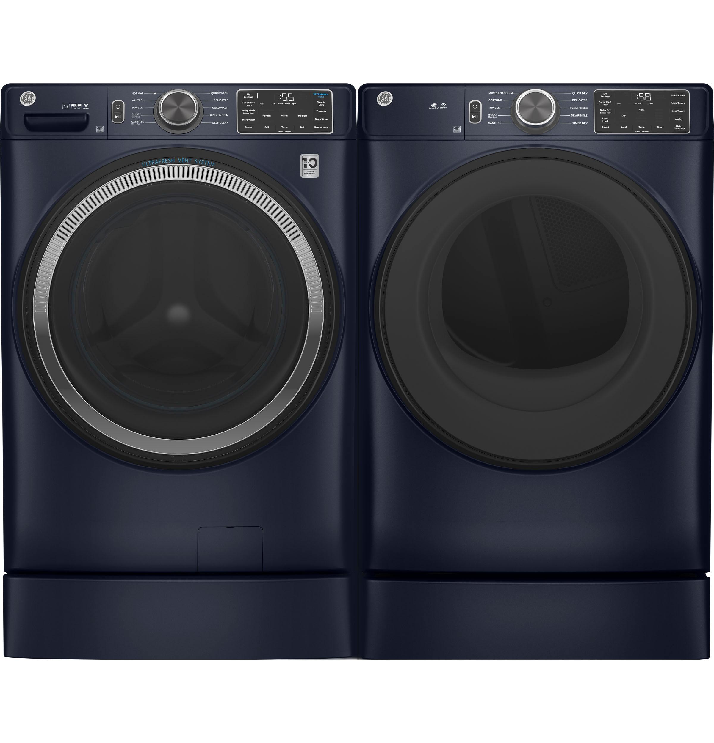 Ge Appliances GFD55GSPRRS Ge® 7.8 Cu. Ft. Capacity Smart Front Load Gas Dryer With Sanitize Cycle