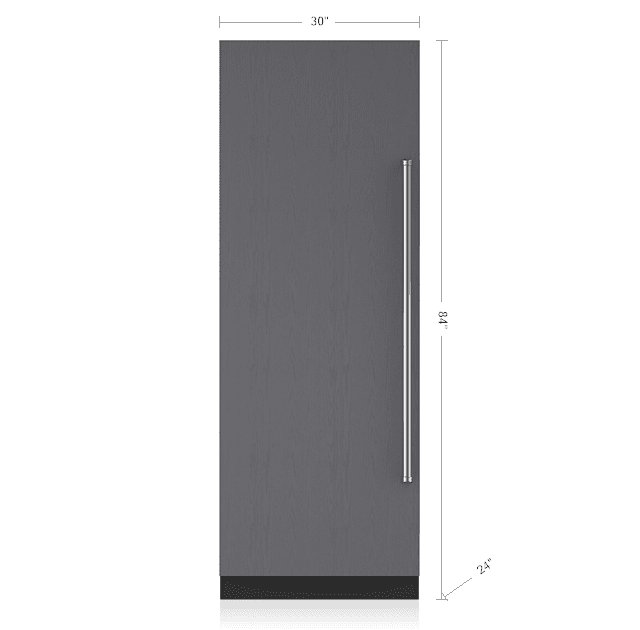 Sub-Zero IC30FILH 30" Designer Column Freezer With Ice Maker - Panel Ready