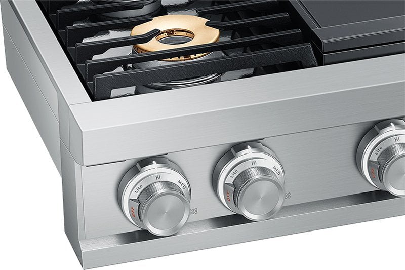 Dacor DTT48M976AS 48" Rangetop, Silver Stainless Steel, High Altitude Liquid Propane