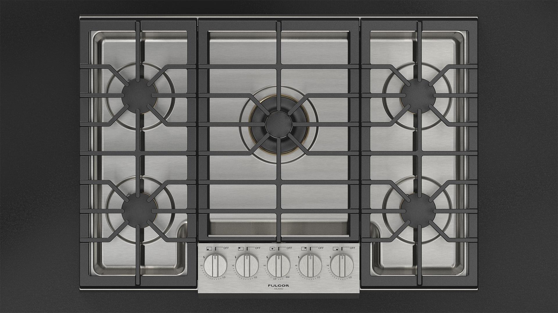 Fulgor Milano F6PGK305S2 30" Pro Gas Cooktop