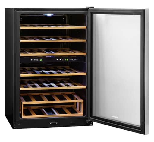 Frigidaire FFWC3822QS Frigidaire 38 Bottle Two-Zone Wine Cooler