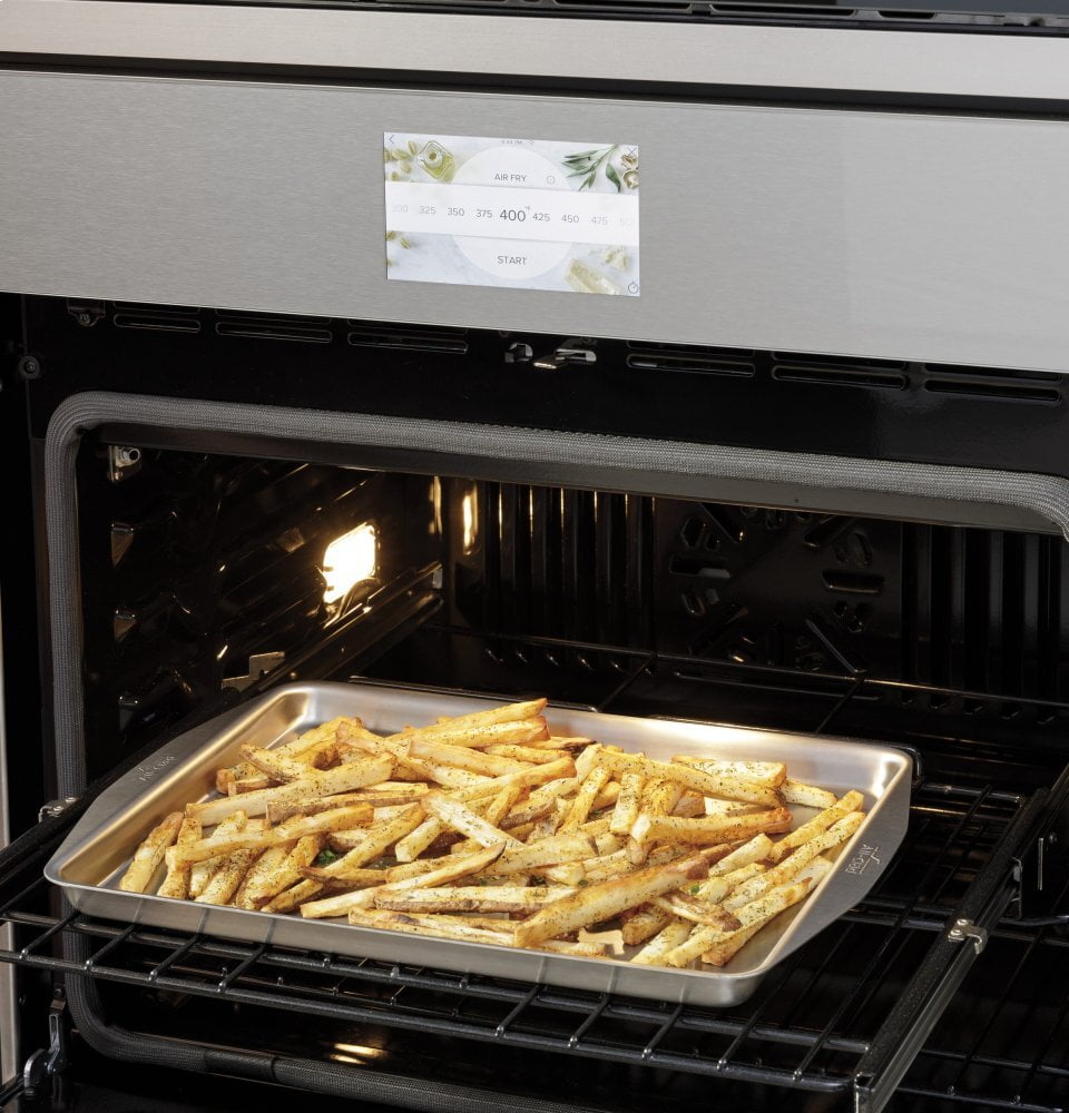 Cafe CTS70DM2NS5 Café 30" Smart Single Wall Oven With Convection In Platinum Glass