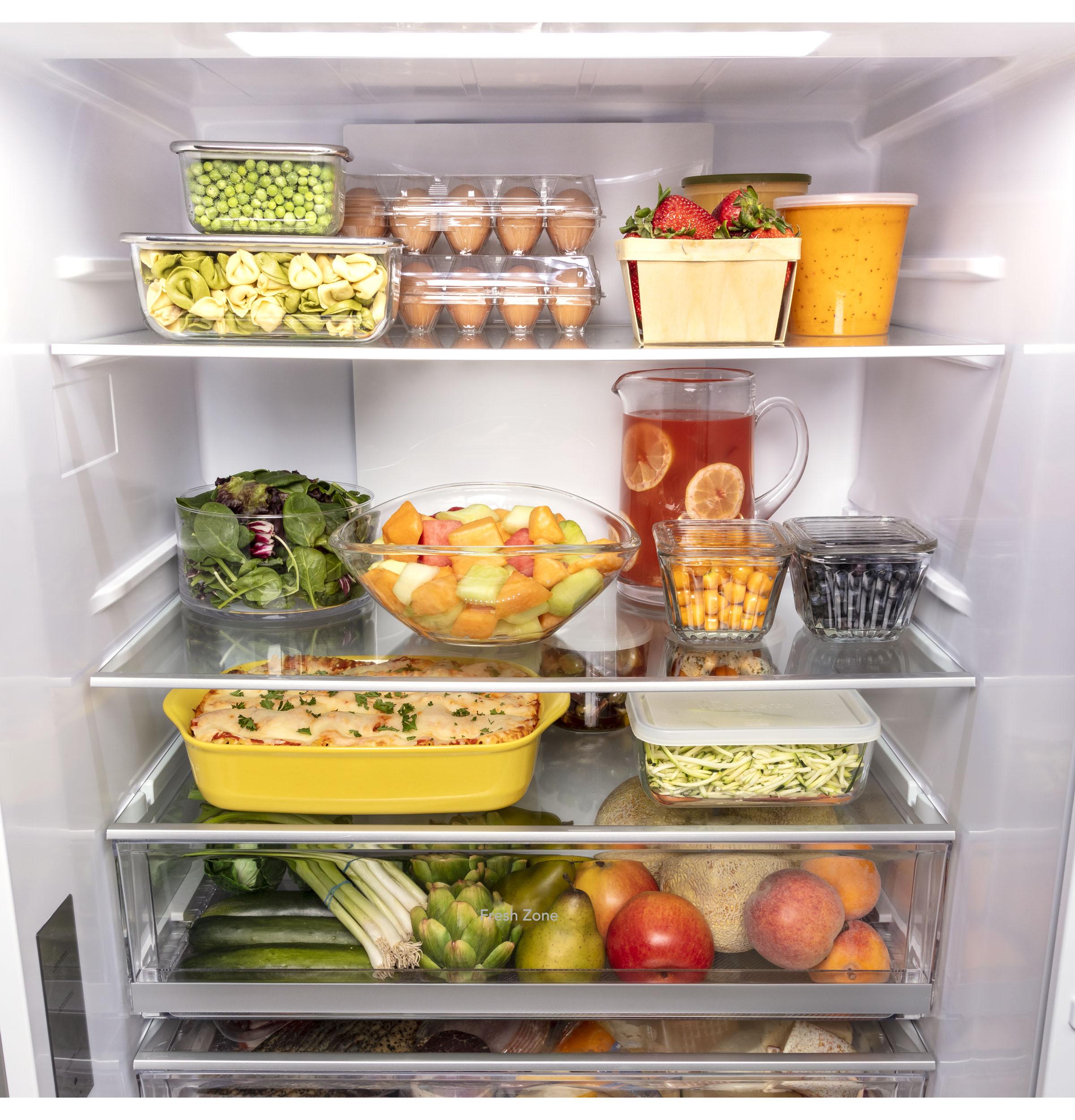 Ge Appliances GBE17HYRFS Ge® Energy Star® 17.7 Cu. Ft. Counter-Depth Bottom-Freezer Refrigerator