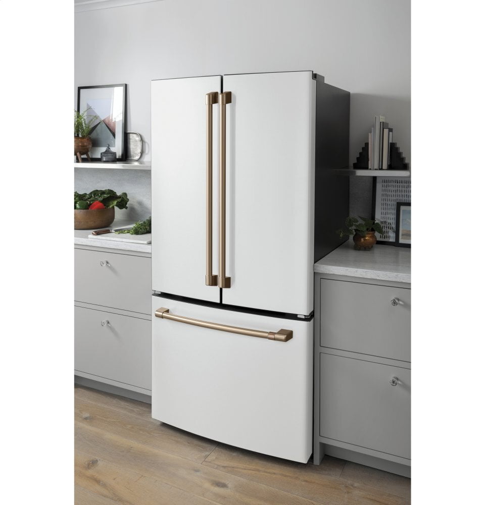 Cafe CWE19SP4NW2 Café Energy Star® 18.6 Cu. Ft. Counter-Depth French-Door Refrigerator