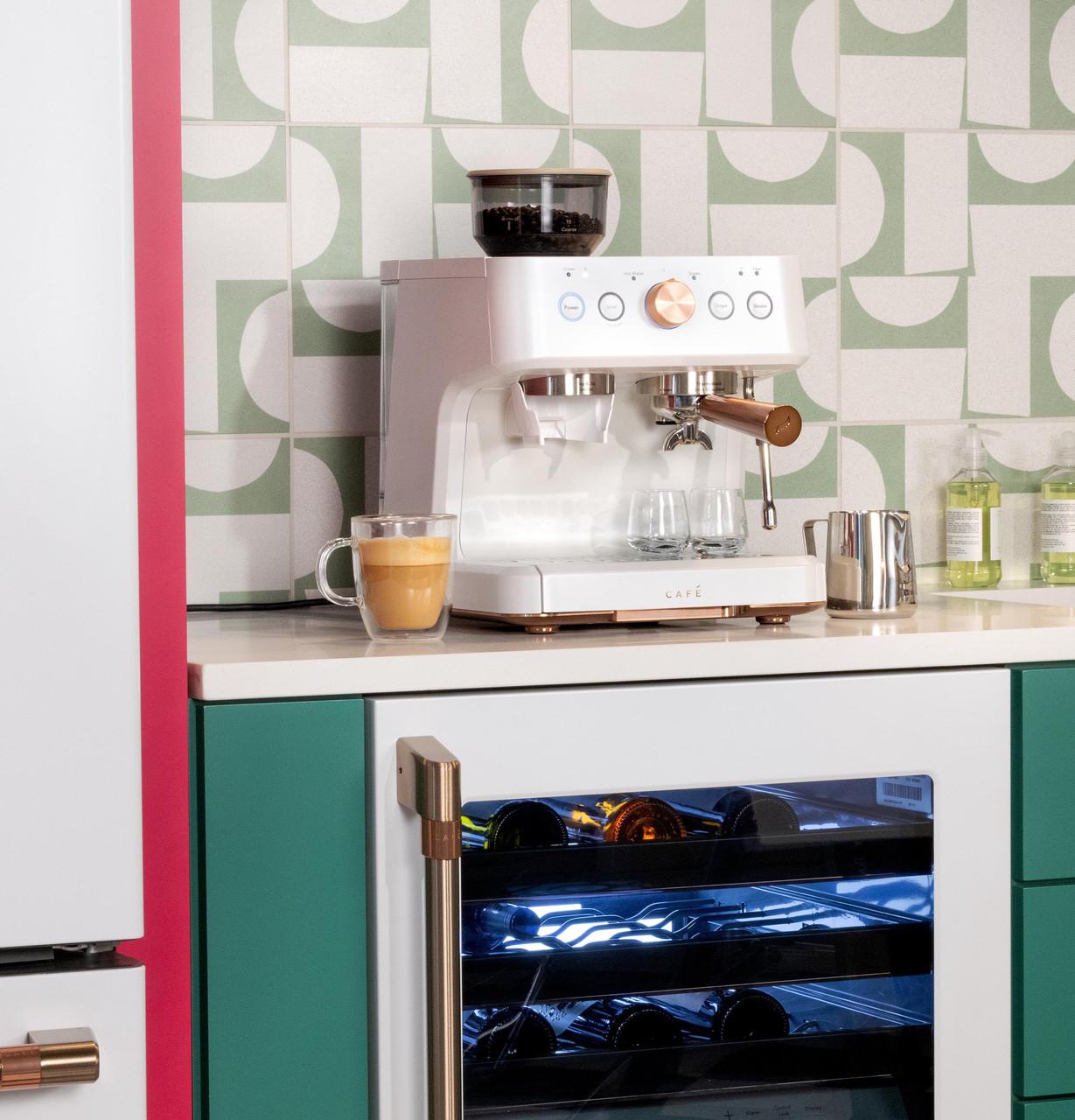 Cafe C7CESAS4RW3 Café™ Bellissimo Semi Automatic Espresso Machine + Frother
