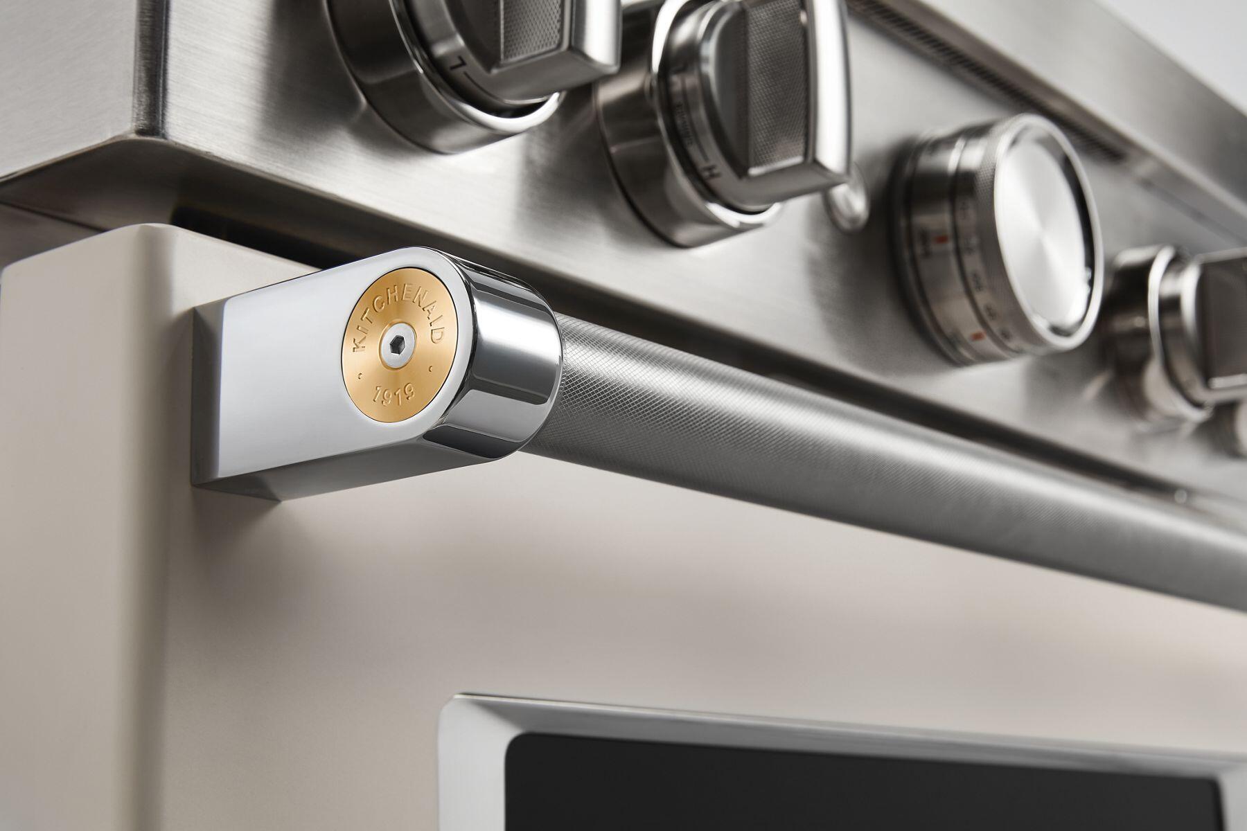 Kitchenaid W11368841NE Kitchenaid® Commercial-Style Range Handle Medallion Kit - New Gold