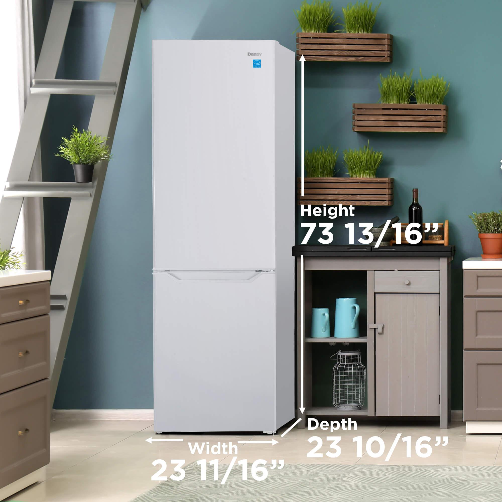 Danby DBMF100B1WDB Danby 10 Cu Ft Bottom Mount Refrigerator