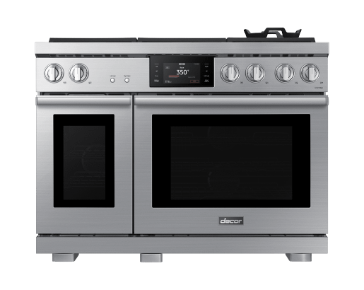 Dacor DOP48T960GS 48" Gas Range, Silver Stainless, Natural Gas/Liquid Propane