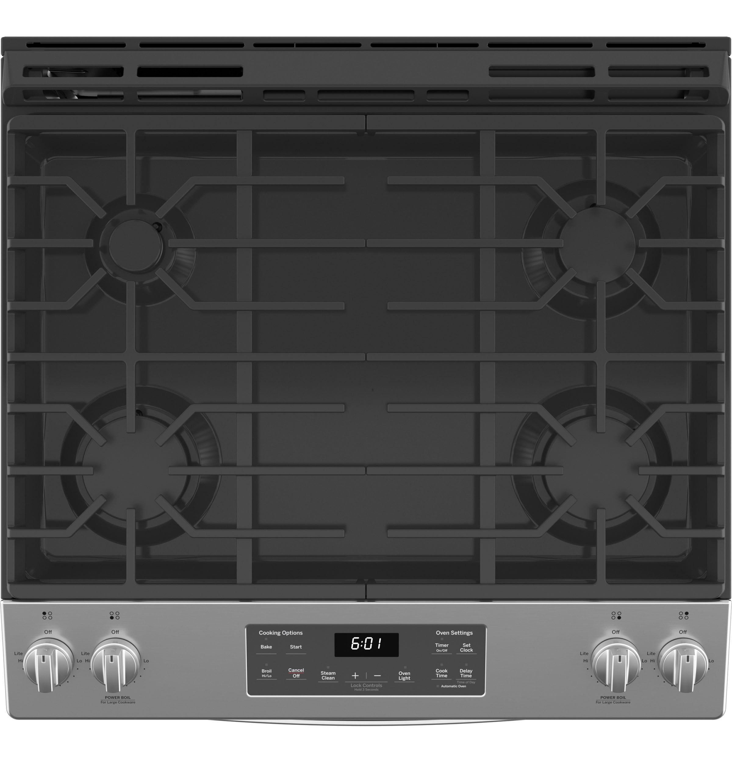 Ge Appliances JGSS61SPSS Ge® 30" Slide-In Front Control Gas Range