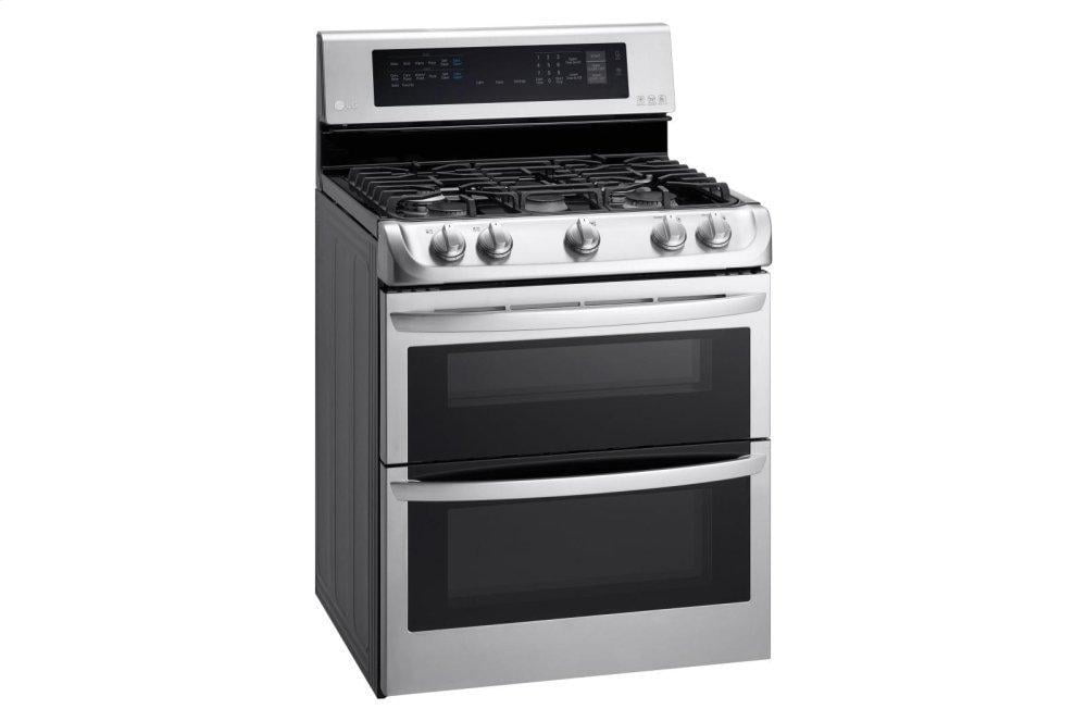 Lg LDG4313ST 6.9 Cu. Ft. Gas Double Oven Range With Probake Convection® And Easyclean®