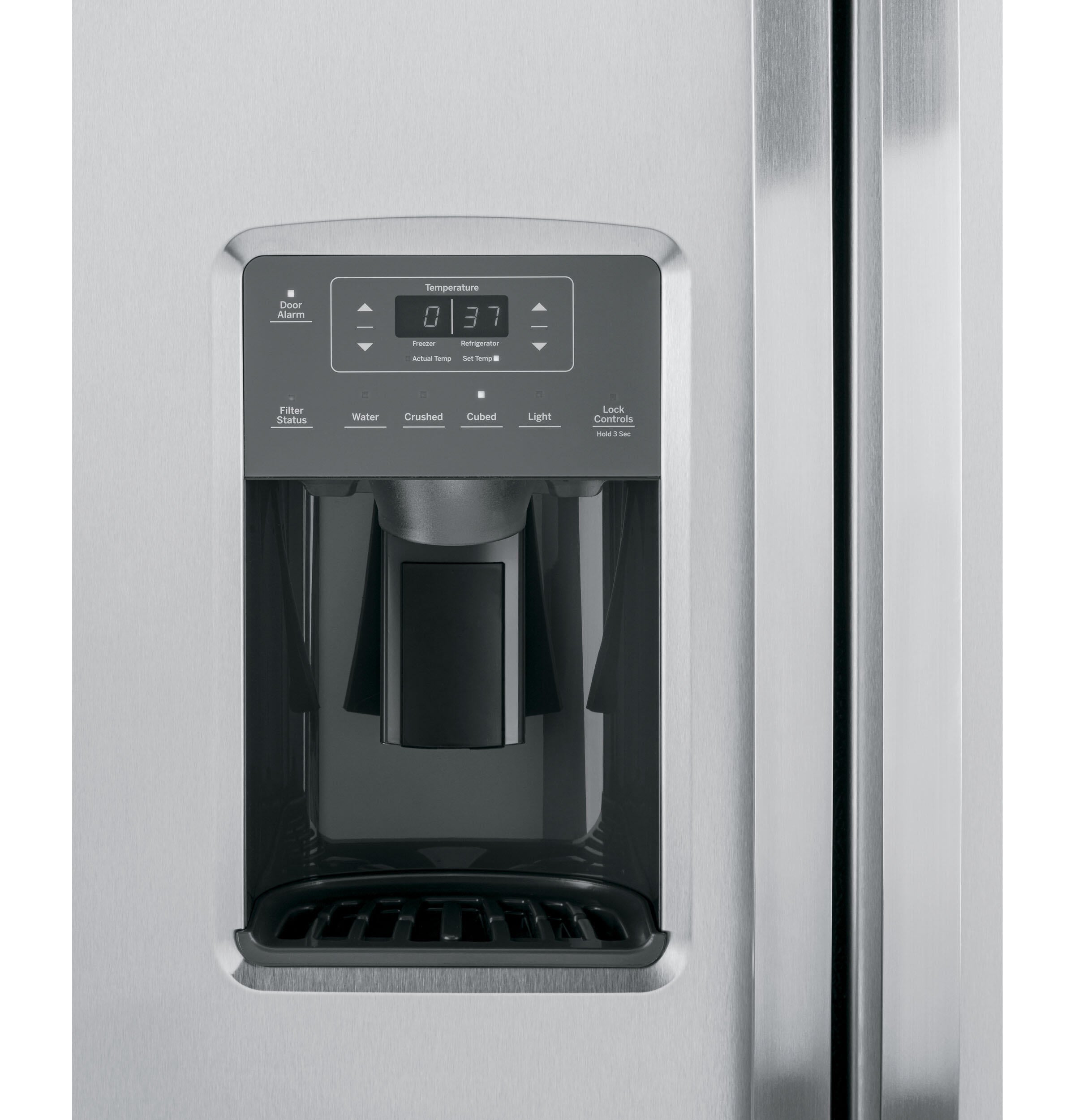 Ge Appliances GSS25GYPFS Ge® 25.3 Cu. Ft. Side-By-Side Refrigerator