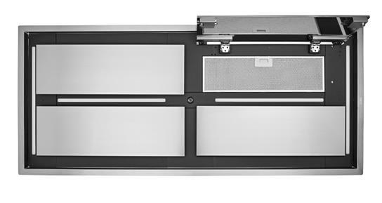 Best Range Hoods CC34IQT63SB Cirrus Grande 63 Inch 1200 Cfm Brushed Stainless Steel Ceiling Mounted Range Hood With Led Light