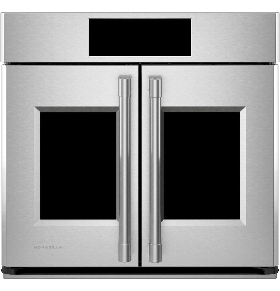 Monogram ZTSX1FPSNSS Monogram 30" Smart French-Door Electric Convection Single Wall Oven Statement Collection