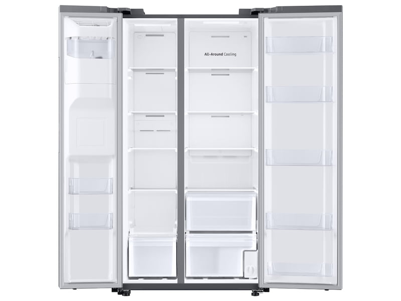 Samsung RS22T5201SR 22 Cu. Ft. Counter Depth Side-By-Side Refrigerator In Stainless Steel