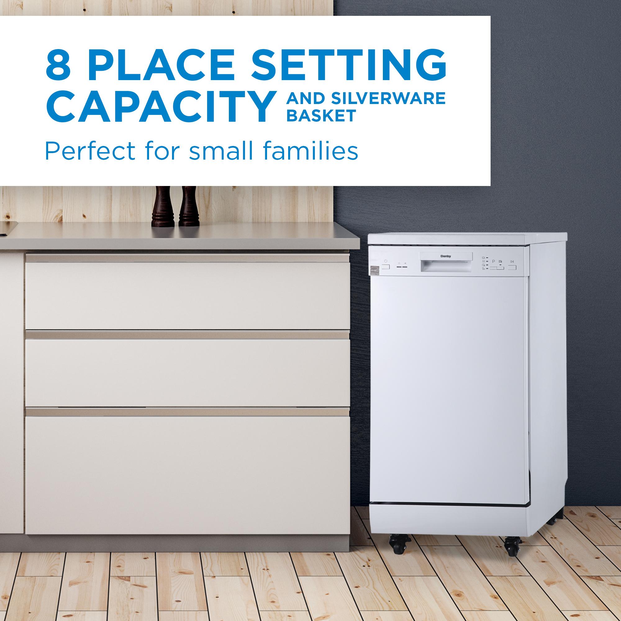 Danby DDW1805EWP Danby 18" Portable Dishwasher