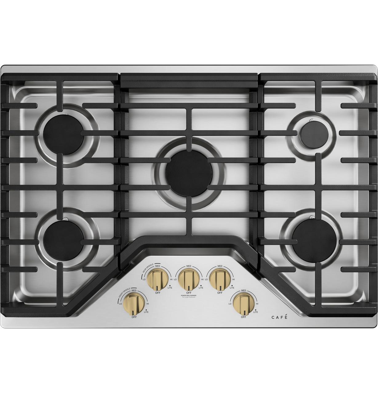 Cafe CXCG1K0PMCG Café™ 5 Gas Cooktop Knobs - Brushed Brass