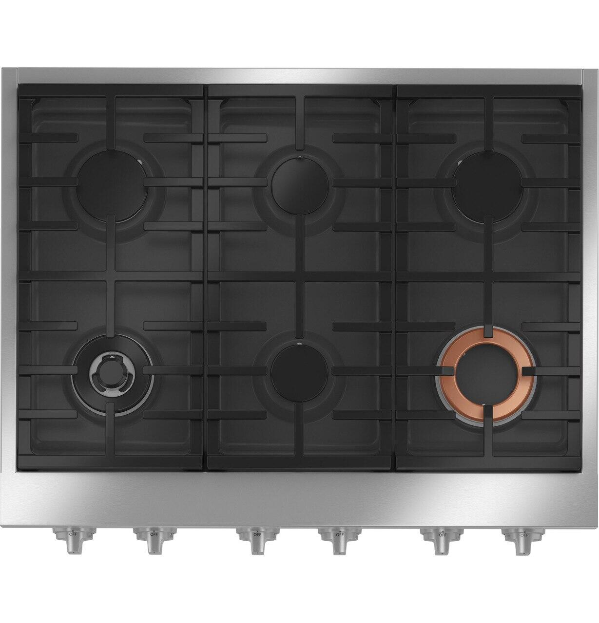 Cafe CGU366P3TD1 Café™ 36" Commercial-Style Gas Rangetop With 6 Burners (Natural Gas)