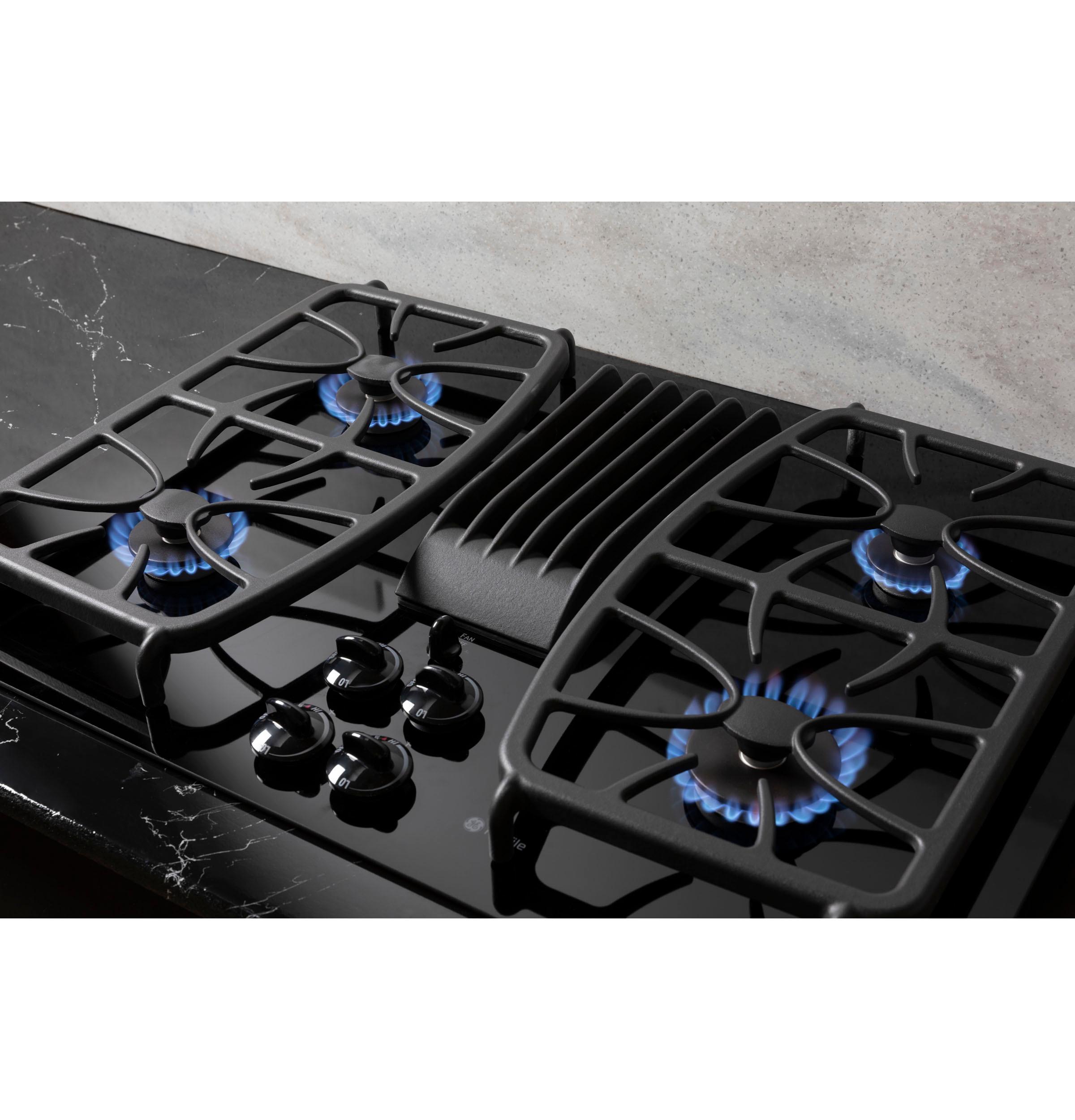 Ge Appliances PGP9830DRBB Ge Profile™ 30" Built-In Gas Downdraft Cooktop