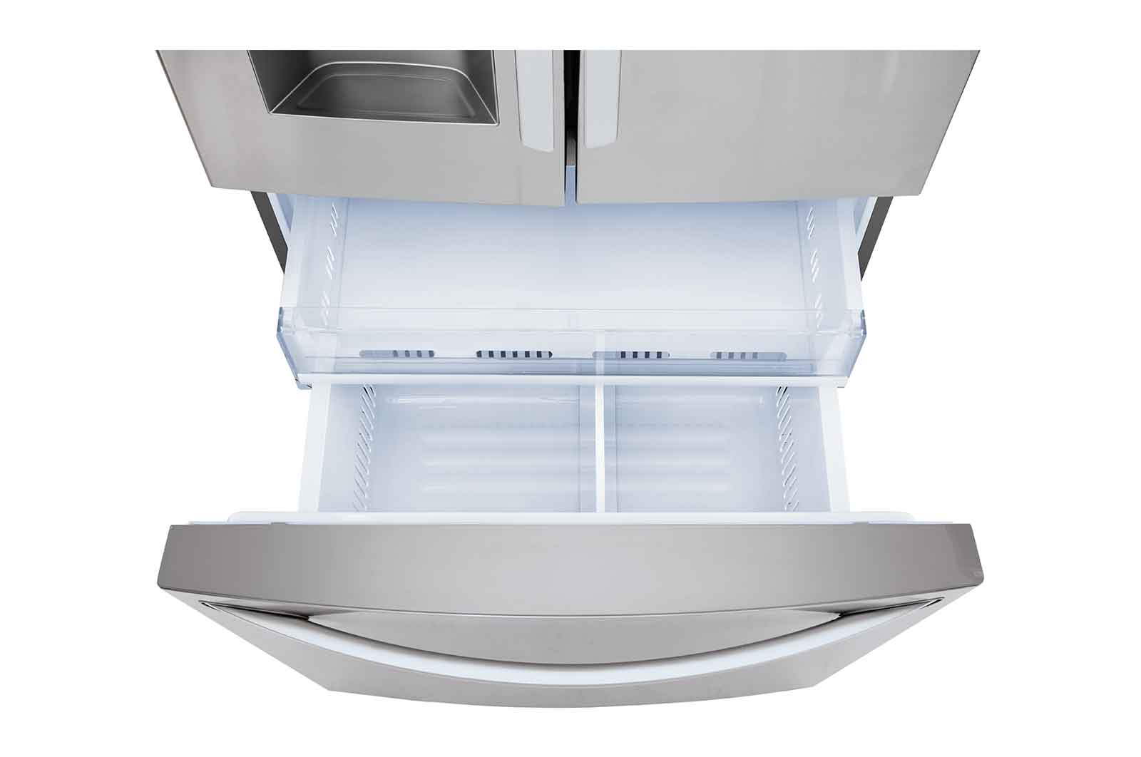 Lg LRFS28XBS 28 Cu.Ft 3 Door French Door, Standard Depth, Ice And Water With Single Ice