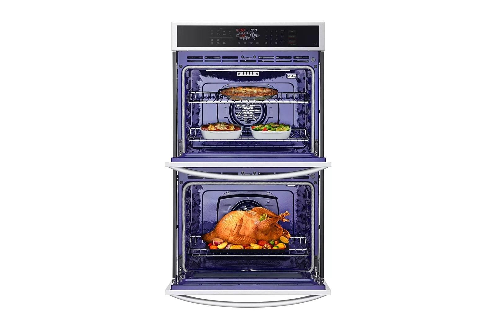 Lg WDEP9423F 9.4 Cu. Ft. Smart Double Wall Oven With Convection And Air Fry