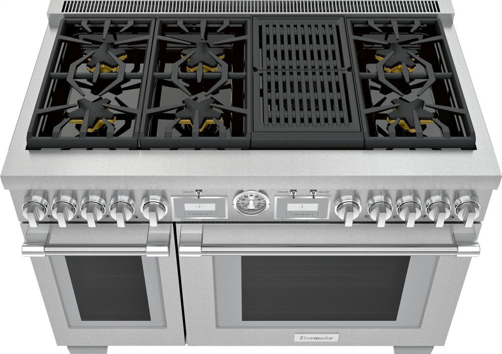 Thermador PRD486WLGU 48-Inch Pro Grand Commercial Depth Dual Fuel Range