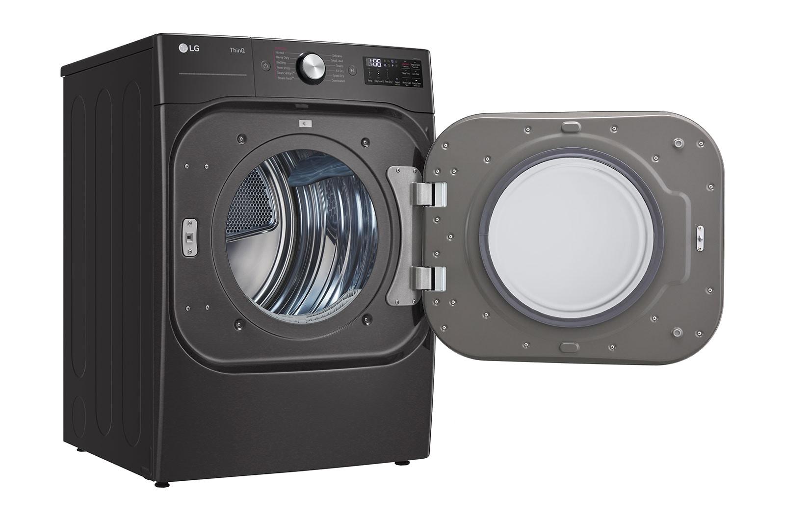Lg DLGX8901B 9.0 Cu. Ft. Mega Capacity Smart Wi-Fi Enabled Front Load Gas Dryer With Turbosteam™ And Built-In Intelligence