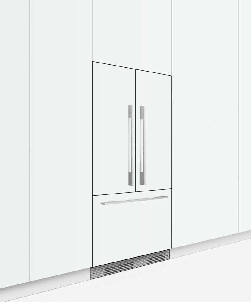 Fisher & Paykel RS36A72J1N Integrated French Door Refrigerator Freezer, 36", Ice