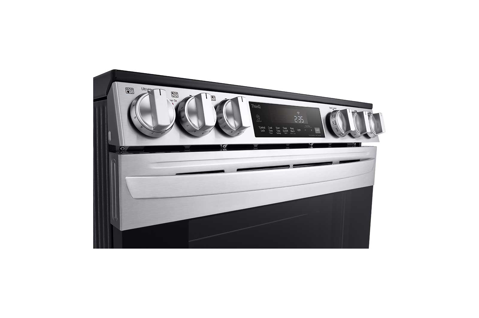 Lg LSEL6333F 6.3 Cu Ft. Smart Wi-Fi Enabled Fan Convection Electric Slide-In Range With Air Fry & Easyclean®