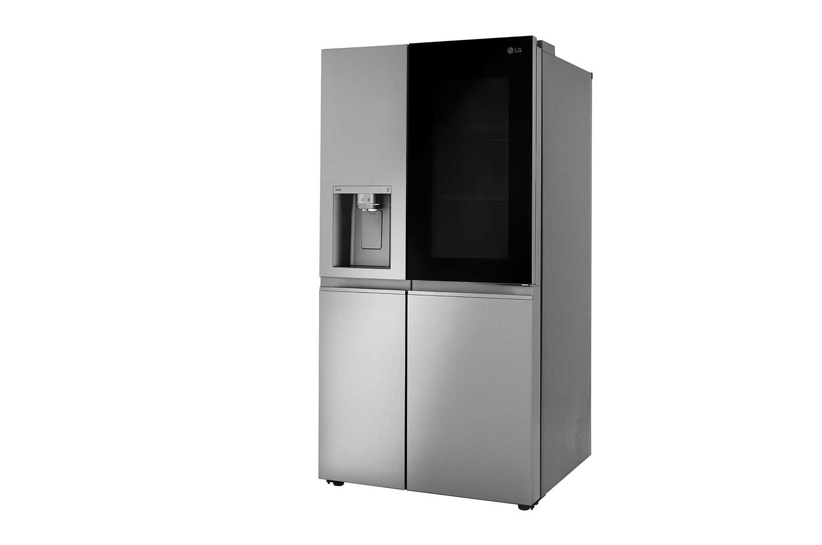 Lg LRSOC2306S 23 Cu. Ft. Smart Side-By-Side Counter-Depth Instaview® Refrigerator With Craft Ice™