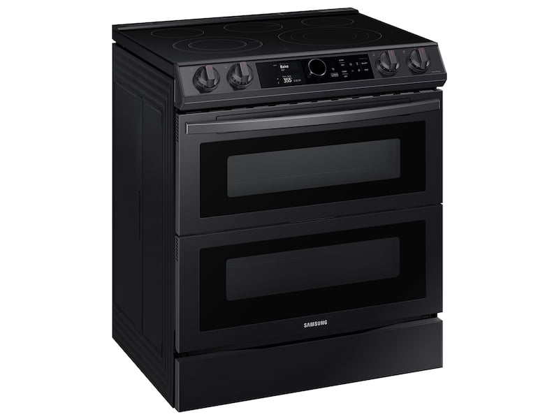 Samsung NE63T8751SG 6.3 Cu. Ft. Flex Duo™ Front Control Slide-In Electric Range With Smart Dial, Air Fry & Wi-Fi In Black Stainless Steel