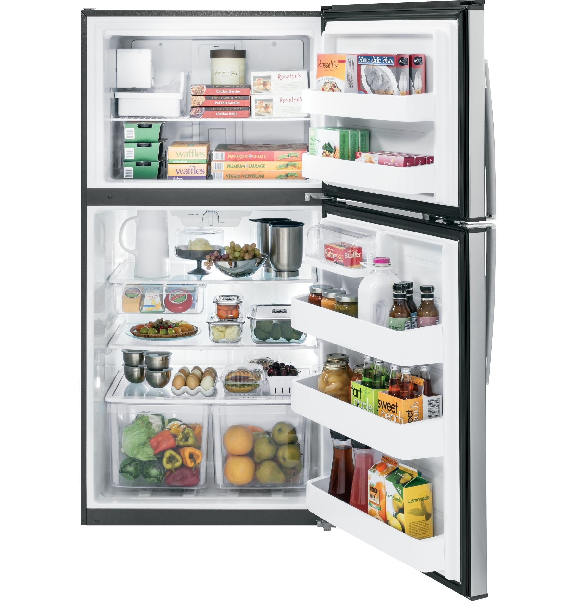 Ge Appliances GIE21GSHSS Ge® Energy Star® 21.1 Cu. Ft. Top-Freezer Refrigerator
