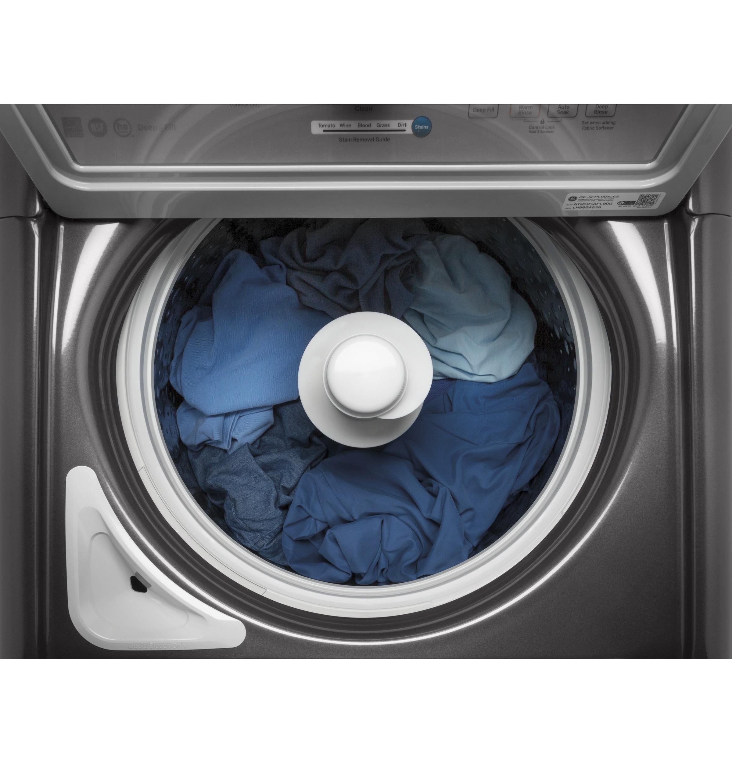 Ge Appliances GTW685BPLDG Ge® 4.5 Cu. Ft. Capacity Washer With Stainless Steel Basket