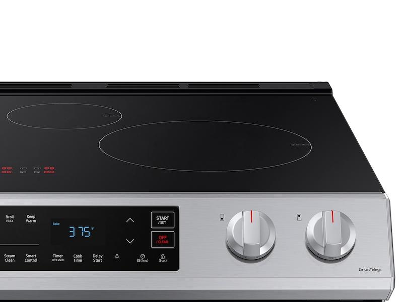 Samsung NE63B8211SS 6.3 Cu. Ft. Smart Instant Heat Induction Slide-In Range In Stainless Steel