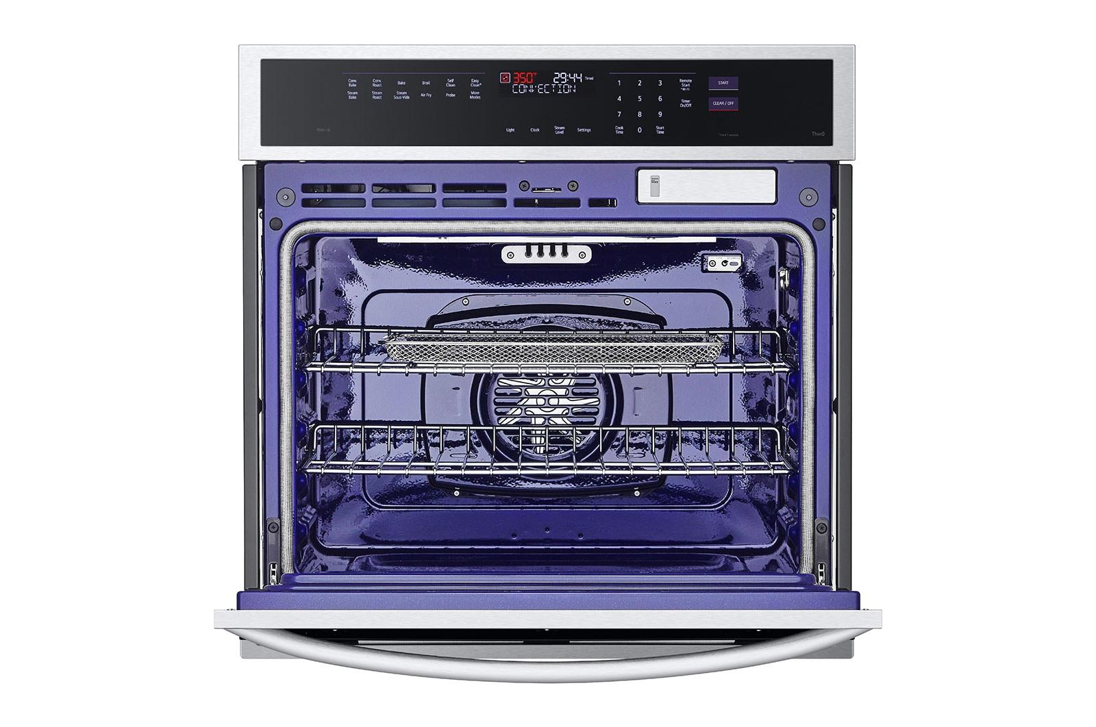 Lg WSEP4727F 4.7 Cu. Ft. Smart Wall Oven With Instaview®, True Convection, Air Fry, And Steam Sous Vide