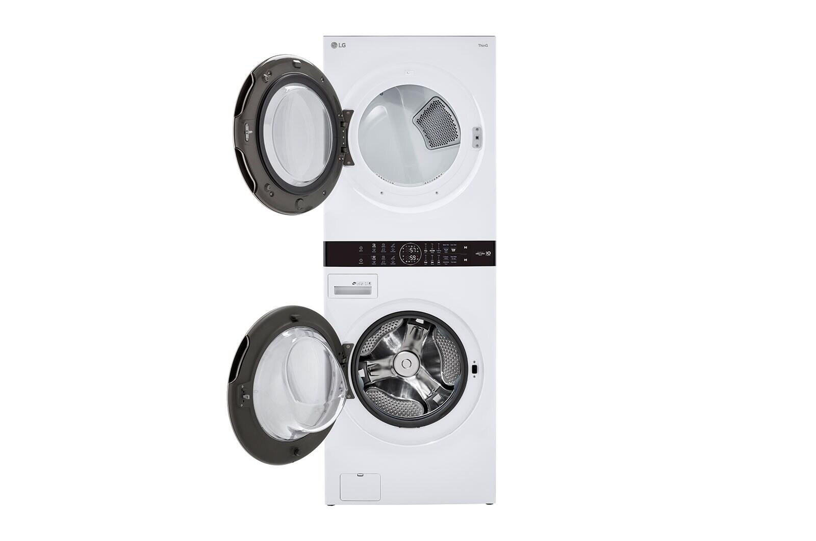 Lg WKG101HWA Single Unit Front Load Lg Washtower™ With Center Control™ 4.5 Cu. Ft. Washer And 7.4 Cu. Ft. Gas Dryer
