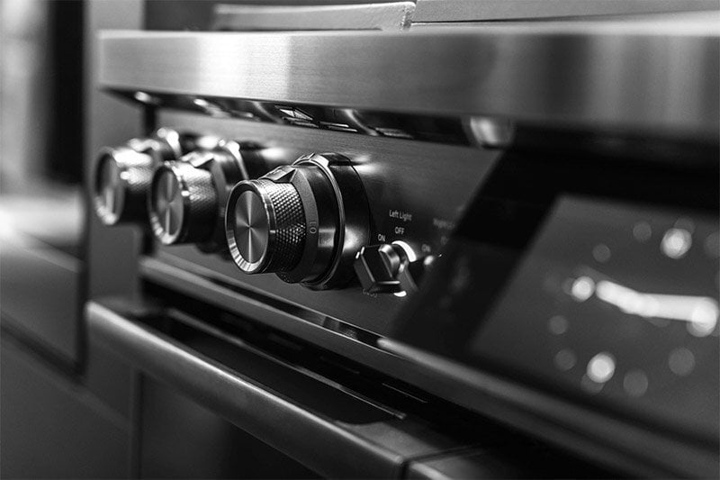 Dacor DOP48M96DPM 48" Pro Dual-Fuel Steam Range, Graphite Stainless Steel, Liquid Propane