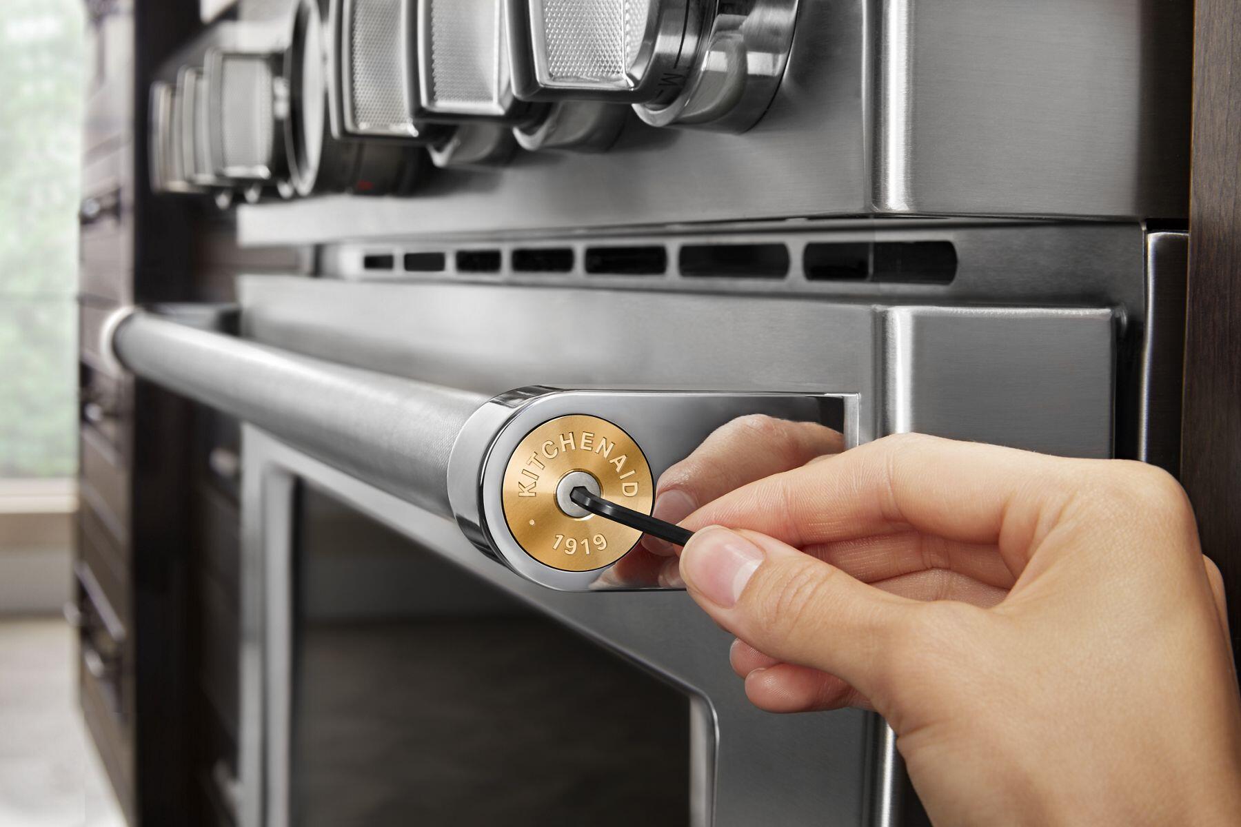 Kitchenaid W11368841NE Kitchenaid® Commercial-Style Range Handle Medallion Kit - New Gold
