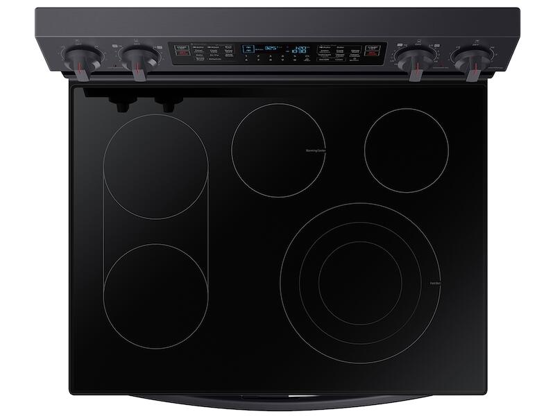 Samsung NE63A6751SG 6.3 Cu. Ft. Smart Freestanding Electric Range With Flex Duo™, No-Preheat Air Fry & Griddle In Black Stainless Steel