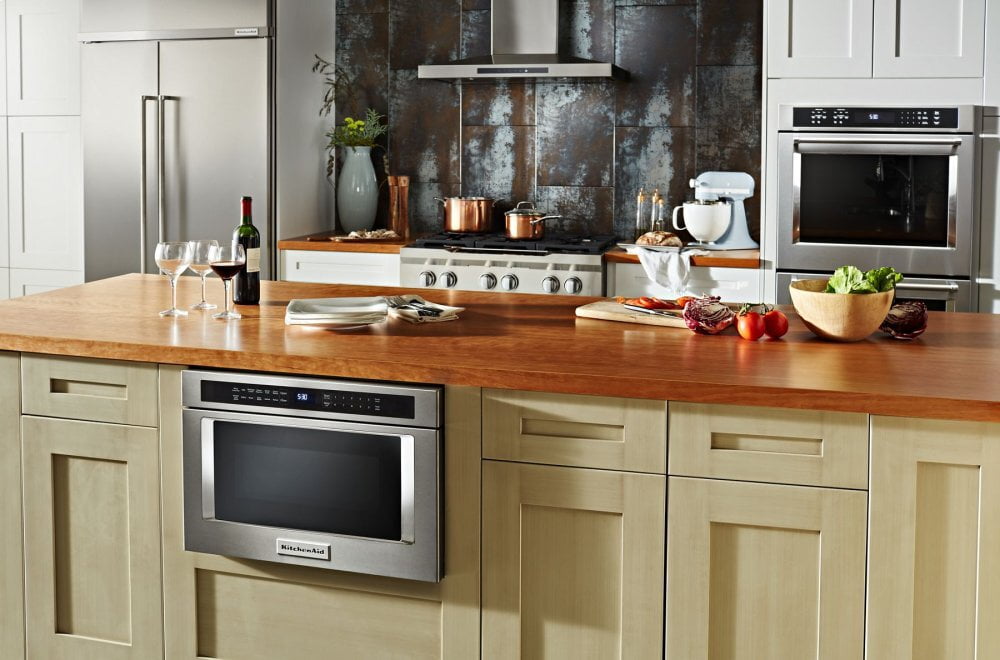 Kitchenaid KMBD104GSS 24" Under-Counter Microwave Oven Drawer - Stainless Steel