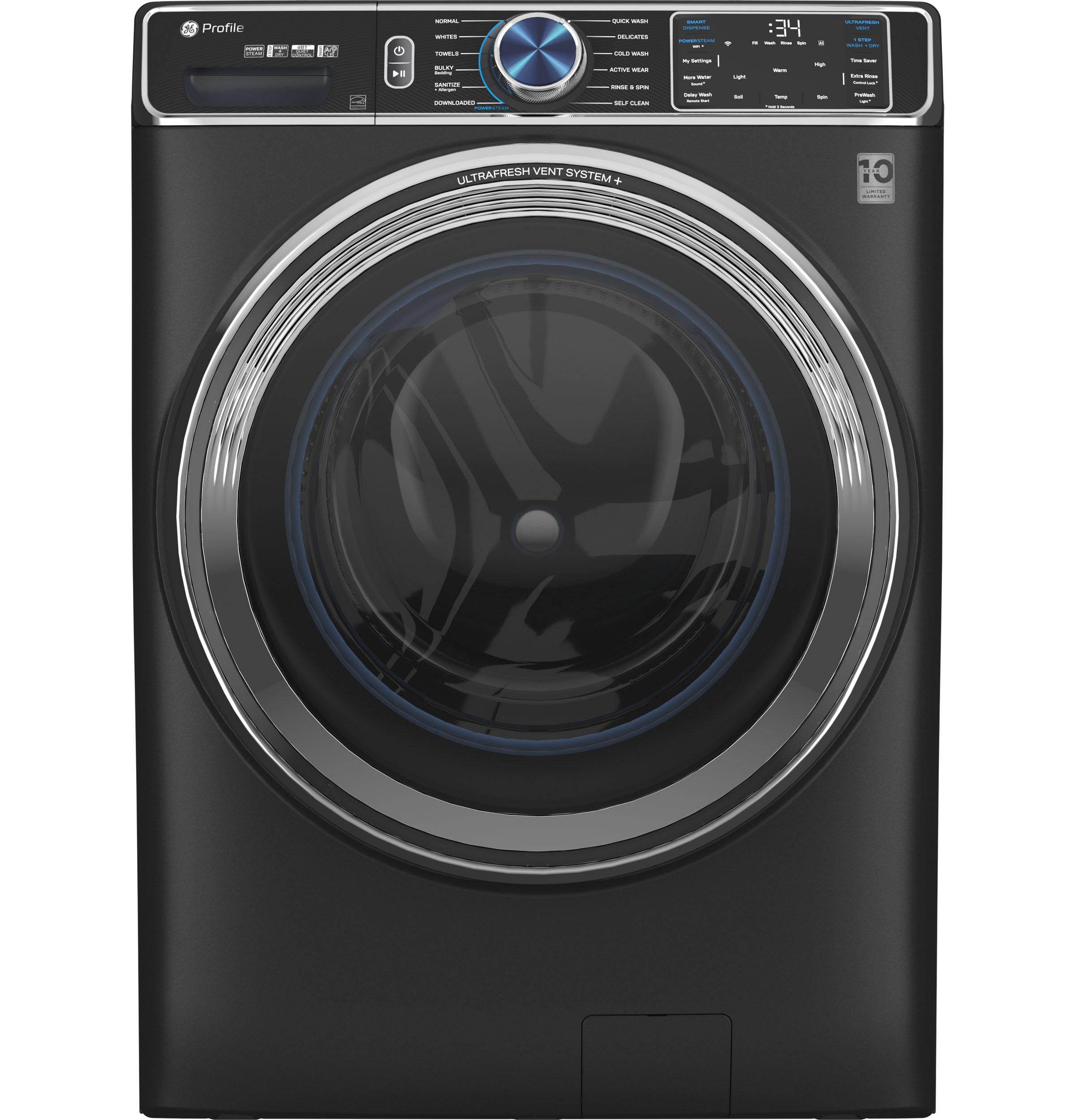 Ge Appliances PFW950SPTDS Ge Profile™ 5.3 Cu. Ft. Capacity Smart Front Load Energy Star® Steam Washer With Adaptive Smartdispense™ Ultrafresh Vent System Plus™ With Odorblock™