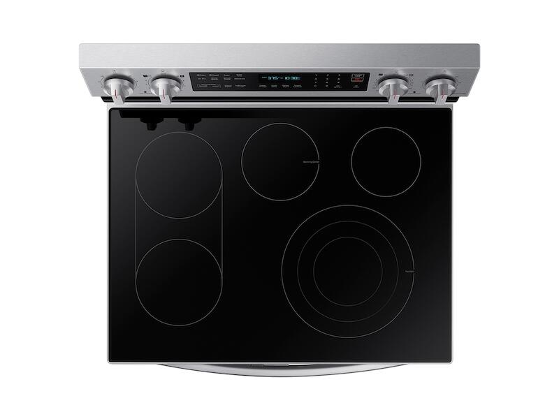 Samsung NE63A6751SS 6.3 Cu. Ft. Smart Freestanding Electric Range With Flex Duo™, No-Preheat Air Fry & Griddle In Stainless Steel