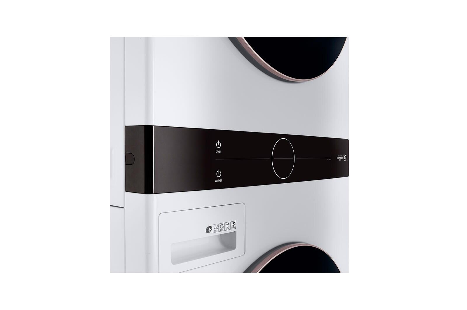 Lg WKG101HWA Single Unit Front Load Lg Washtower™ With Center Control™ 4.5 Cu. Ft. Washer And 7.4 Cu. Ft. Gas Dryer