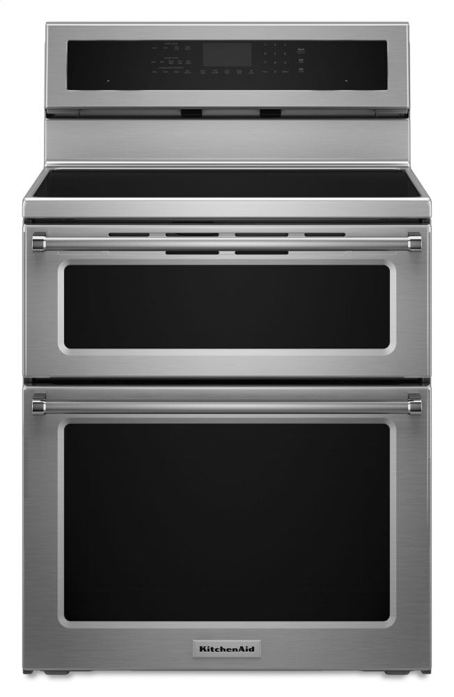Kitchenaid KFID500ESS 30-Inch 4-Element Induction Double Oven Convection Range - Stainless Steel
