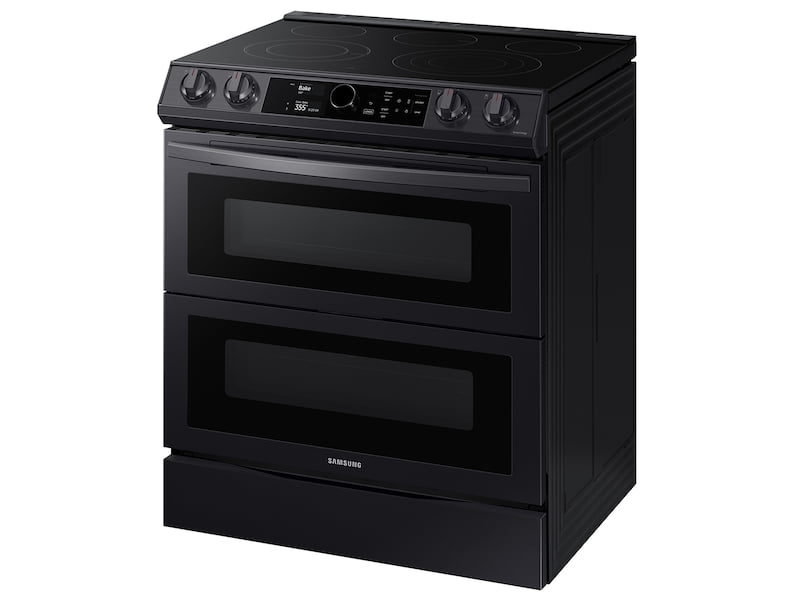 Samsung NE63T8751SG 6.3 Cu. Ft. Flex Duo™ Front Control Slide-In Electric Range With Smart Dial, Air Fry & Wi-Fi In Black Stainless Steel