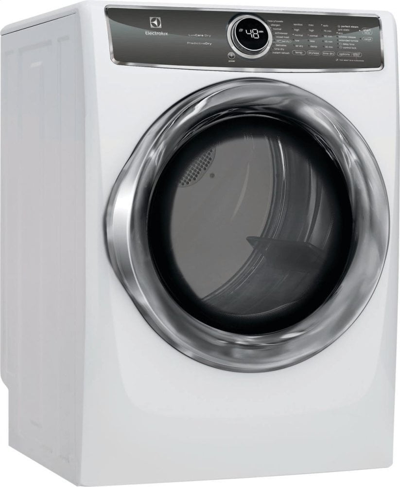 Electrolux EFMG627UIW Front Load Perfect Steam™ Gas Dryer With Predictivedry™ And Instant Refresh - 8.0. Cu. Ft.