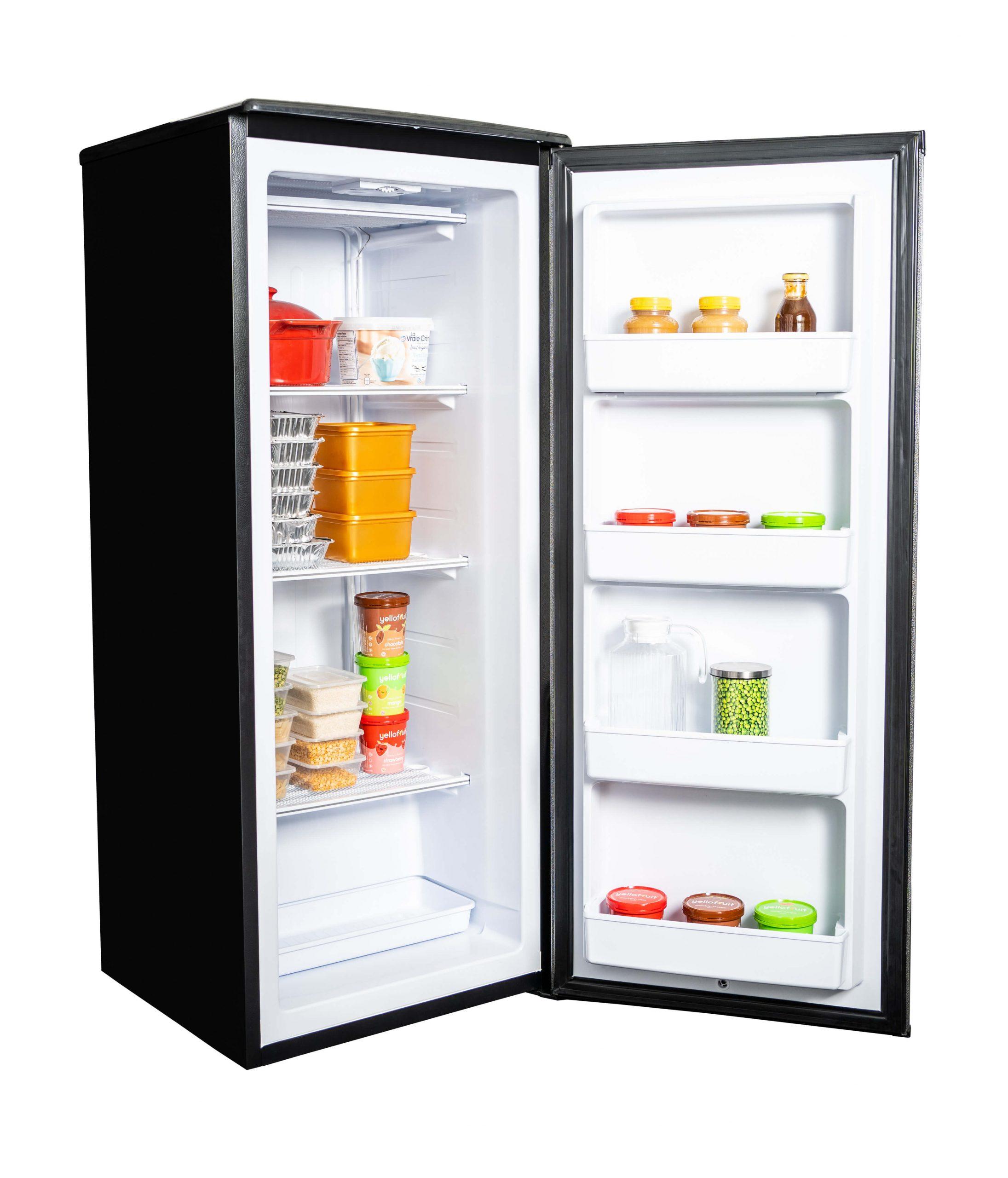 Danby DUFM085A4TDD Danby Designer 8.5 Cu Ft Upright Freezer In Slate Black