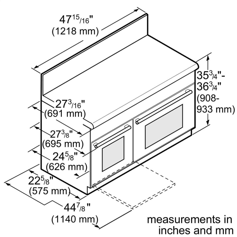 Thermador PRD486WLHU 48-Inch Pro Harmony® Standard Depth Dual Fuel Range